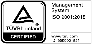 Logo for ISO9001 certificate