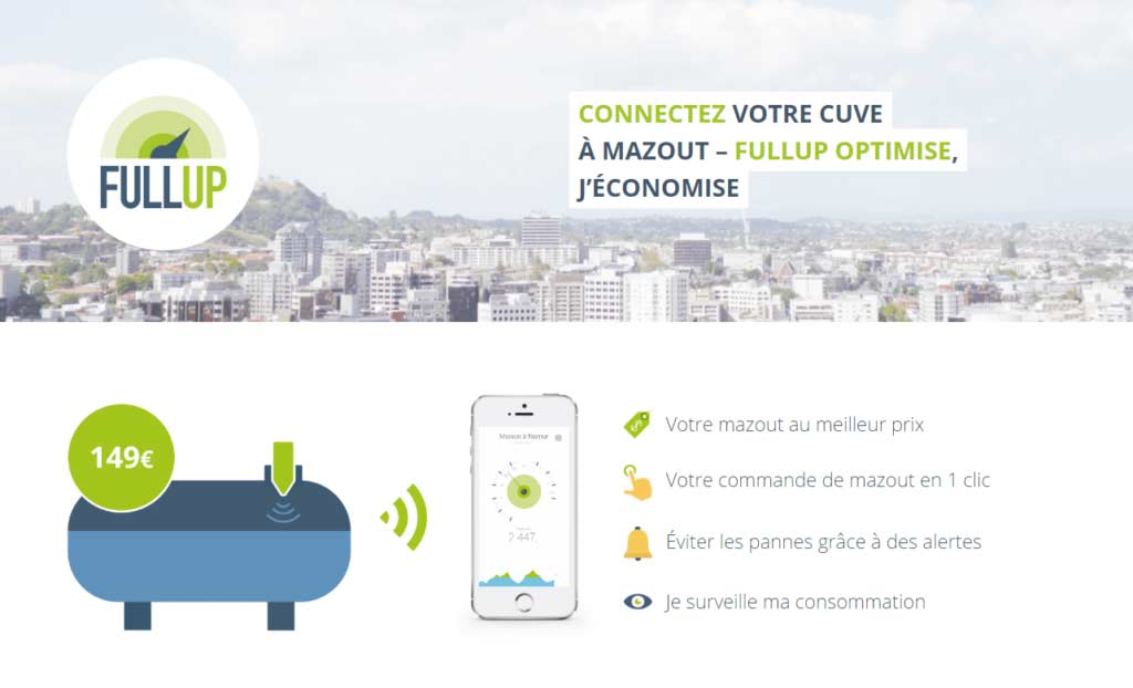 Fuel tank monitoring in Belgium made easy by FULLUP