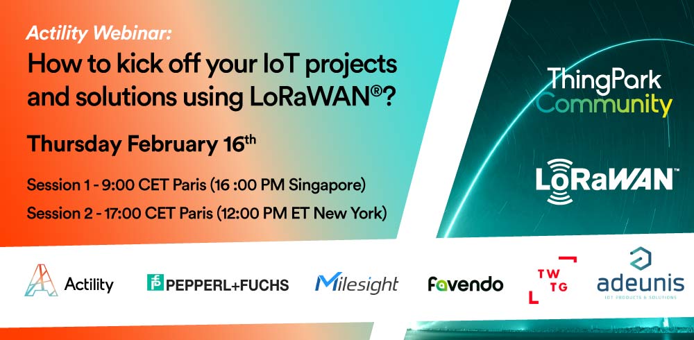 Webinar: How To Kick-off Your IoT Projects And Solutions Using LoRaWAN ...