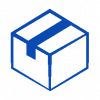 Blue box icon